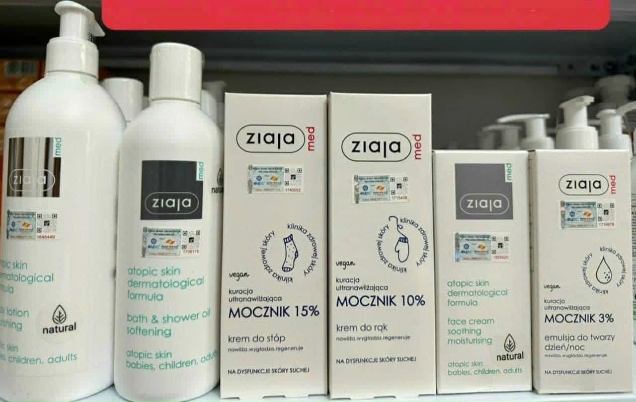 Nhũ tương mượt da toàn thân Ziaja Med Aptopic